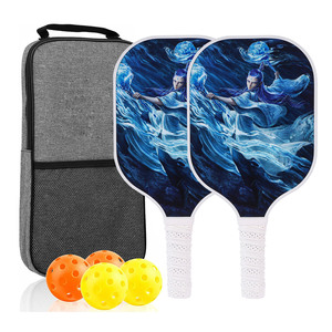 ชุดไม้พายพิกเกิลบอลเอ๋อบิง พีค ไฟเบอร์กลาสกันลื่นพร้อมกระเป๋าพกพาสำหรับความบันเทิงกลางแจ้ง - Product Image 4