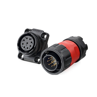 IP67 étanche Cnlinko YM20 9Pin M20 prise mâle prise femelle connecteur de câble circulaire d'aviation pour équipement de lumière LED de scène