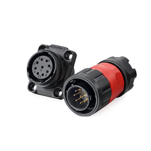 IP67 không thấm nước cnlinko YM20 9pin M20 nam cắm nữ ổ cắm hàng không Thông tư Cáp nối cho giai đoạn dẫn thiết bị ánh sáng - Product Image 2