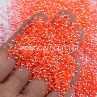 Perlas Redondas de Poliéster con Purpurina de 2mm, Cuentas de Burbuja 3D, Venta al por Mayor, para Manualidades y Artesanías con Resina