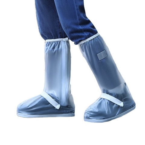 Portable PVC Rain Boot Shoes Cover Waterproof Motorcycle Biker Footwear for Winter Summer Autumn Seasons