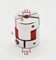 Coupleur flexible en aluminium XB de haute qualité, 4 pièces, D25L30, connecteur de moteur avec alésage de 10 mm, 1000 tr/min, 100 Nm
