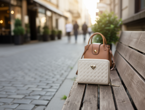 Women's Single Pull <b>Wallet</b> <b>Small</b> Size Zipper Closure Daily Use Minimalist Style Microfiber Synthetic Leather - Product Image 2