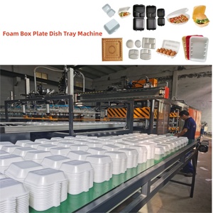 Bọt món ăn Máy làm Polystyrene nhựa nhỏ thực phẩm Tấm hộp Khay chân không tự động tạo thành máy - Product Image 3
