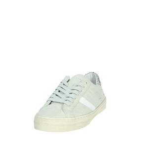 D.A.T.E. Baskets pour femmes W391-HL-HA-WH en daim blanc glacé avec talon à paillettes et semelle épaisse - Product Image 6