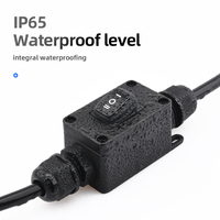 Petit interrupteur à bascule électronique étanche IP65 12V 220V pour extérieur 6A 10A