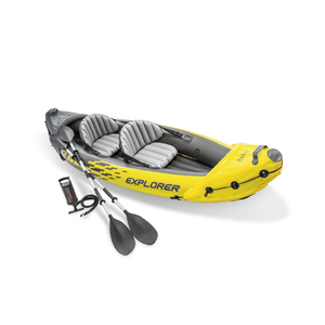 Intex 68307 <span class=keywords><strong>K1</strong></span> K2 <span class=keywords><strong>Kayak</strong></span> Gonflable 2 personas inflable barco de pesca accesorios con paletas y bomba pedal <span class=keywords><strong>kayak</strong></span> - Product Image 1