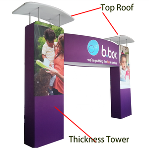 Cadre en aluminium pour affichage publicitaire, toile de fond portable, stand d'<span class=keywords><strong>exposition</strong></span>, équipement pour salon professionnel - Product Image 5