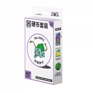 Poke Mon 151-Jeu de pièces de monnaie surprise, cartes PTCG, dessin animé, <span class=keywords><strong>pikachu</strong></span>, <span class=keywords><strong>livre</strong></span> de cartes Charizard, cadeau pour enfant, original - Product Image 2