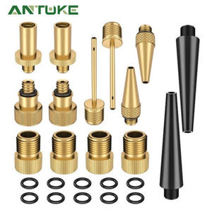 Bicycle Valve <b>Adapter</b> Set 14-Piece With Washers For <b>Pump</b> SV AV DV Inner Tube Repair Replacement - Product Image 2