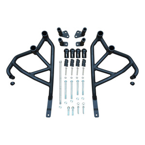 Aroba AR220 Protección Parachoques De Acero Plástico ABS Color Negro Rearguard