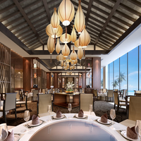 Meubles de luxe modernes pour hôtels et restaurants, ensemble complet de meubles de chambre à coucher avec design architectural haut de gamme pour hôtels