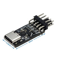 Módulo CH343P USB a TTL/UART, USB a Puerto Serie Asíncrono de Alta Velocidad, Descargador de Puerto Serie para Microcontroladores