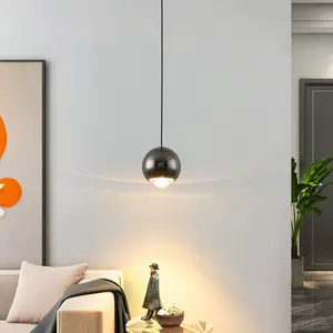 2020 Bedroom Bedside 220v LED Glass Bottle Hanging Luxury Chandeliers Gold Modern Pendant Light