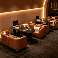 Canapé d'attente en cuir, design moderne, très demandé, pour salon, hôtel, salon de coiffure, espace de réception, salon de thé, salon, hôpital, clinique