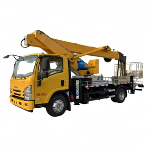 Plateforme de travail en hauteur Isuzu de 32 mètres, plateforme de travail en hauteur capable de se plier, plateforme de travail d'escalade de 32 mètres - Product Image 1