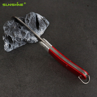 Couteau pliant SUNSHINE 3CR13 en acier inoxydable industriel avec lame en acier inoxydable et manche en aluminium pour l'élagage, la bouture et le greffage
