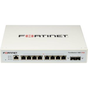 INFICOMO FortiSwitch 108E 8-Port <b>PoE</b> Unmanaged Fast Ethernet Network <b>Switch</b> 120W Power Budget Realtek Chipset 2x RJ45 Uplink - Product Image 3