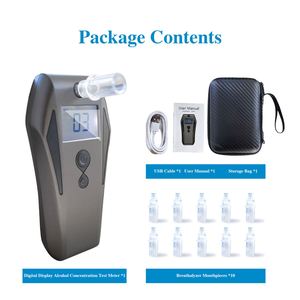 Testeur d'alcool de haute précision avec capteur électrochimique, écran LCD et batterie au lithium rechargeable pour une utilisation longue durée - Product Image 3