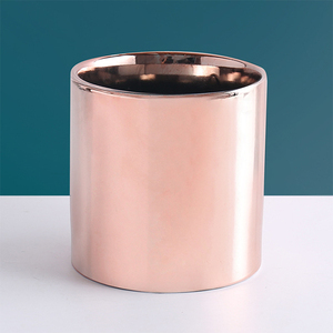 <span class=keywords><strong>Pot</strong></span> <span class=keywords><strong>de</strong></span> <span class=keywords><strong>fleurs</strong></span> en céramique émaillée plaqué or en gros pour usage domestique, style <span class=keywords><strong>moderne</strong></span> et luxueux, durable - Product Image 5