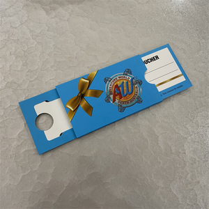 Boîte porte-carte-cadeau CS1, impression numérique personnalisée, emballage coulissant en papier pour cartes-cadeaux - Product Image 3