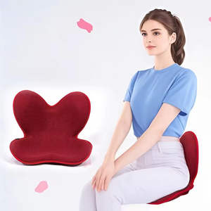 Cojín de Asiento de Espuma Viscoelástica, Soporte Lumbar y de Cadera Ortopédico, Corrección de Postura, Ergonómico, para <span class=keywords><strong>Silla</strong></span> de Oficina, para Exteriores, para Mujeres - Product Image 6