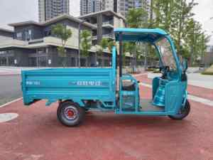 Triciclo Eléctrico de 1.6m Directo de Fábrica, Triciclo de Pasajeros de Larga Duración con Techo Solar, Triciclos de Carga para Transporte de Mercancías - Product Image 6