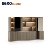 Meuble de bureau en bois EGROspace, design luxueux, haute qualité, tiroir de classement, rangement de dossiers