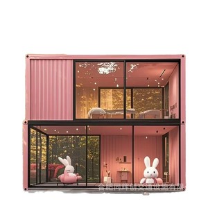 Kiosque rectangulaire moderne Tonghui Chuang Container House THC-2023-CM pour usage extérieur - Product Image 4