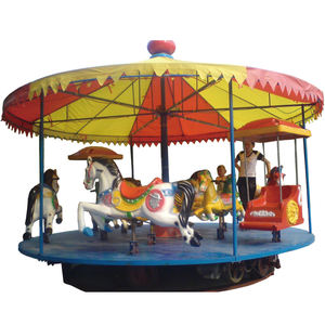 Giostra per Bambini e Adulti, Carosello con Cavalli per Parchi Divertimento e Aree Gioco all'Aperto - Product Image 4