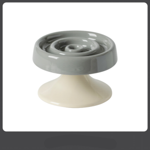 Gamelle ergonomique surélevée en céramique brillante bicolore, anti-ballonnements, à alimentation lente, avec motif <span class=keywords><strong>labyrinthe</strong></span> circulaire, pour chaton - Product Image 3