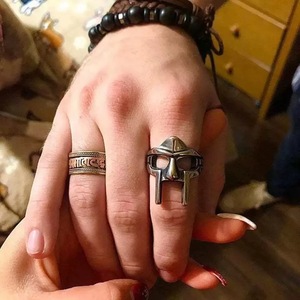 Soldes : Bague ouverte punk <span class=keywords><strong>pharaon</strong></span> égyptien pour homme, style vintage gothique, <span class=keywords><strong>masque</strong></span> Mf Doom, ajustable, bijoux de gladiateur, cadeau pour homme - Product Image 2