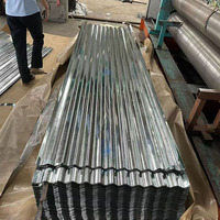 Prix au mètre carré de tôle de toit en acier galvanisé de taille standard tôle de toiture de calibre 16 tôle d'acier ondulée