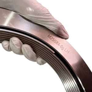 Calibro ad Anello Filettato Americano UNF GCr15 Alta Precisione 0.01mm 0-100mm 1/4\" 1\" Garanzia di 1 Anno - Product Image 1