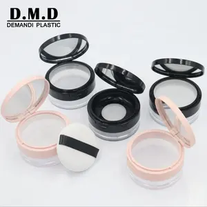 空透明8克15克10克20克30毫升黑色粉色化妆宽松化妆品罐带镜子