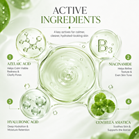 Sérum Premium à l'Acide Azélaïque 10% Céramide NP Centella 30ML Réparation de la Barrière Cutanée Apaisant Peaux Sensibles