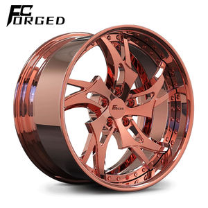 10 Zoll Felgenrand 2-teilige geschmiedete Räder 26 28 Zoll Alufelgen Custom Wheels Tiefbettfelgen - Product Image 2
