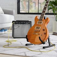 Câble de guitare électrique à effet éventail, longueur d'étiquette dorée, court, 6.35