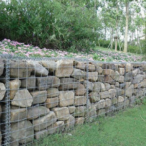 <span class=keywords><strong>Cage</strong></span> à gabions en acier galvanisé lourd de qualité ISO, revêtement PVC, Q195 Q235, treillis métallique soudé, mur de <span class=keywords><strong>cage</strong></span> à gabions, panier à gabions avec CE - Product Image 1
