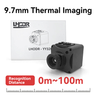 Lunette de vision nocturne thermique LHODR 384*288 avec capteur VOX, zoom optique 1-4x, haute définition