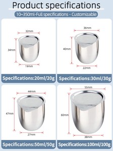 Bạch Kim nồi nấu kim loại và bốc hơi món ăn cho phân tích hóa học và mẫu Fusion và Tro thử nghiệm - Product Image 5