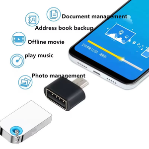 Universal <b>USB</b> <b>2.0</b> OTG Adapter Connector for Mobile Phone Type C/Micro <b>USB</b> OTG Cable Adapter - Product Image 2