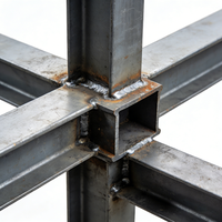 Juntas de Viga a Columna Fabricadas a Medida en Vietnam, Acero Dulce, Usando Soldadura por Arco Metálico Blindado Según Planos Proporcionados