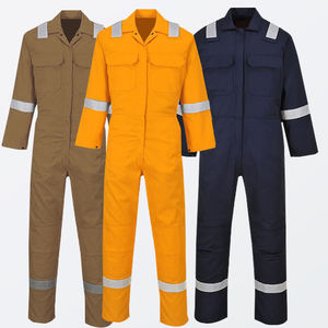 Seragam Kerja Lapangan Minyak dan Gas di Lepas Pantai, FR Viscose Polyamide Aramid, Coverall Anti Api Inheren, Baju Kerja Tahan Api - Product Image 3
