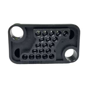 Carcasas de Conectores Backplane / Conectores AMP 208210-2, Carcasa de 19 Posiciones, Conector Hembra, Negro, Montaje en Panel, Tipo Cajón - Product Image 2
