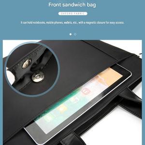 Maletín de Cuero Genuino para Negocios, Portátil, Resistente al Agua y al Desgaste, Bolsa para Documentos y Conferencias para Hombre, Bolsa para Portátil - Product Image 6