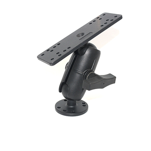 1.5" C Size <b>Plastic</b> Double Socket Arm Marine GPS Fishfinder Mount for Sonar Boat Canoe Kayak for Navigation & GPS - Product Image 1