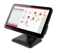 Vente en gros de systèmes de point de vente (PDV) 15,6 pouces Full HD 1080P, caisse enregistreuse, imprimante thermique BT/WiFi, scanner 2D, Android/Windows