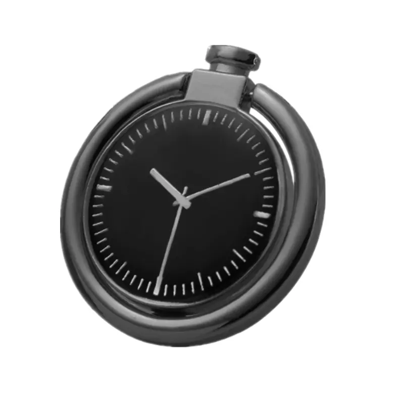 Часы дизайн уникального дизайна вращающееся на 360 градусов металлическое кольцо-держатель для телефона