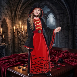 Nouveaux Costumes de Fête <span class=keywords><strong>Vampire</strong></span> COS, Costumes de Sorcière d'Halloween pour Spectacles, Costumes de Jeu de Rô<span class=keywords><strong>le</strong></span> Transfrontalier - Product Image 4